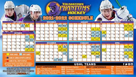 youngstown phantoms hockey schedule